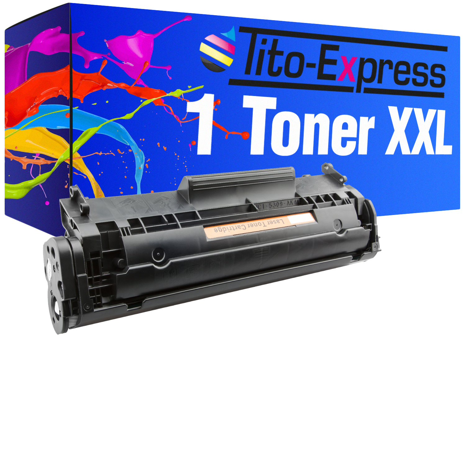 TITO-EXPRESS PLATINUMSERIE Toner ersetzt (Q2612A) HP black Toner 12A 1 Q2612A