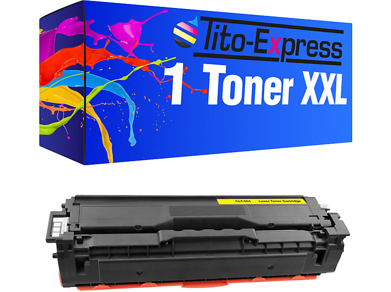 TITO-EXPRESS ersetzt CLP-415 CLT-504S (SU502A) Samsung yellow Toner Toner 1 PLATINUMSERIE