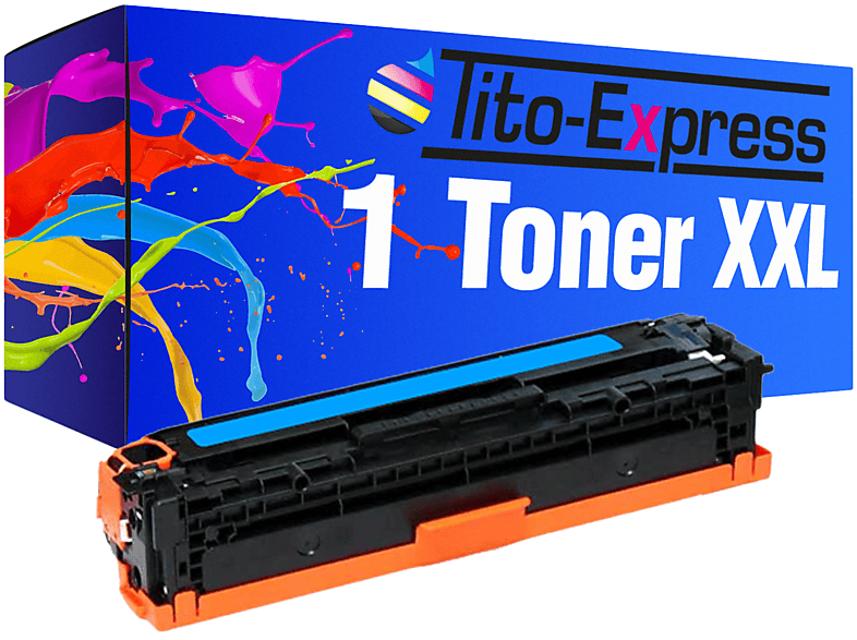Toner (CF211A) Toner ersetzt 1 PLATINUMSERIE TITO-EXPRESS HP CF211A cyan