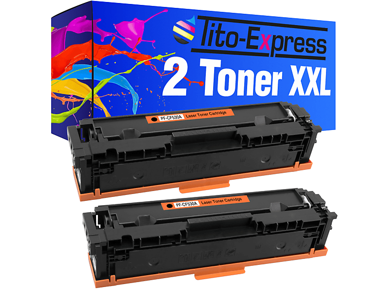 TITO-EXPRESS ersetzt Toner (CF530A 2 205A) 205A black HP PLATINUMSERIE