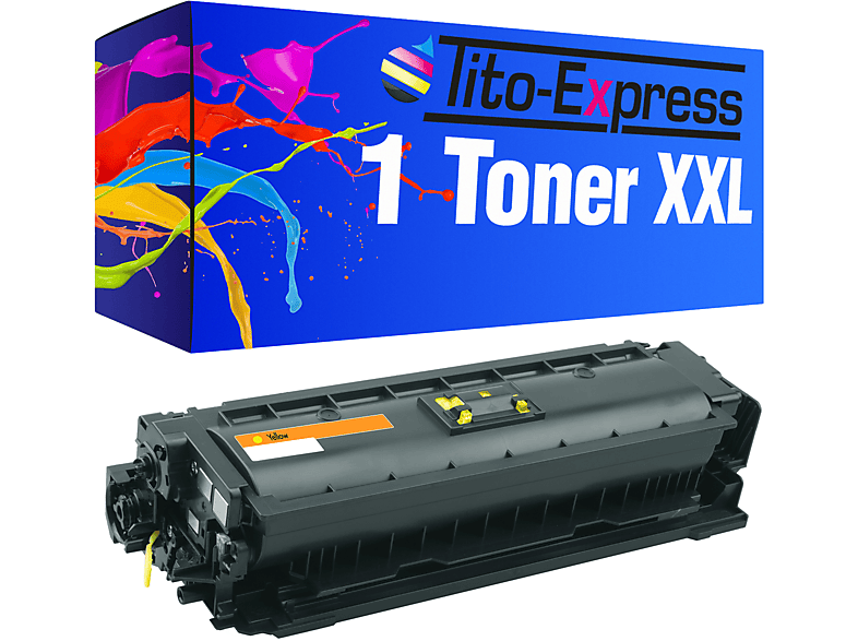 TITO-EXPRESS PLATINUMSERIE 1 Toner ersetzt HP 508X Toner yellow (CF362X)