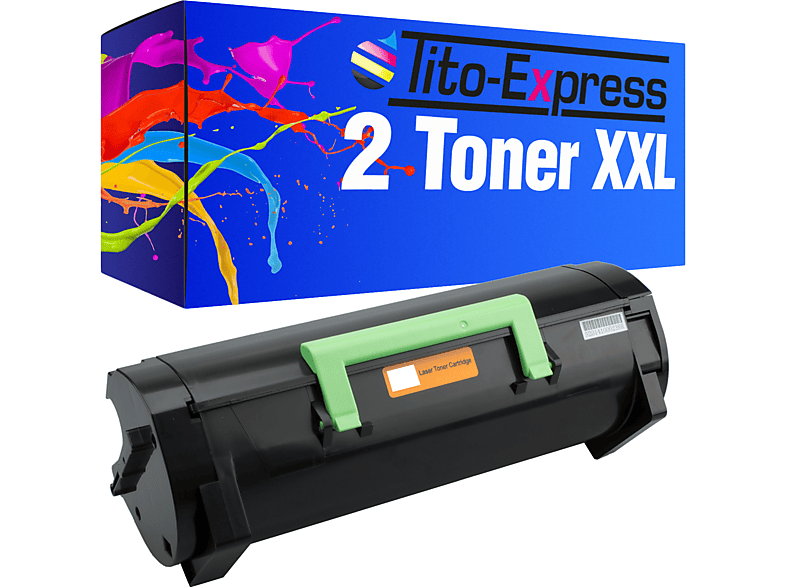 Toner Toner / Lexmark 602H) MX-310 TITO-EXPRESS PLATINUMSERIE (60F2H00 black 2 ersetzt