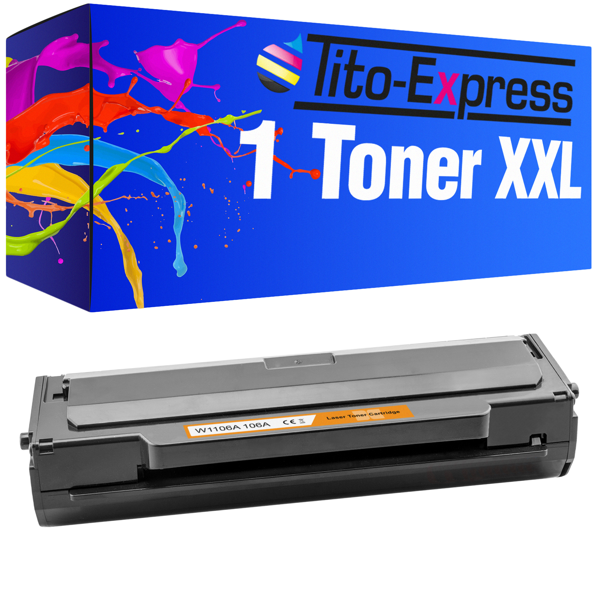 (W black TITO-EXPRESS Toner A) 1106 PLATINUMSERIE HP W1106A