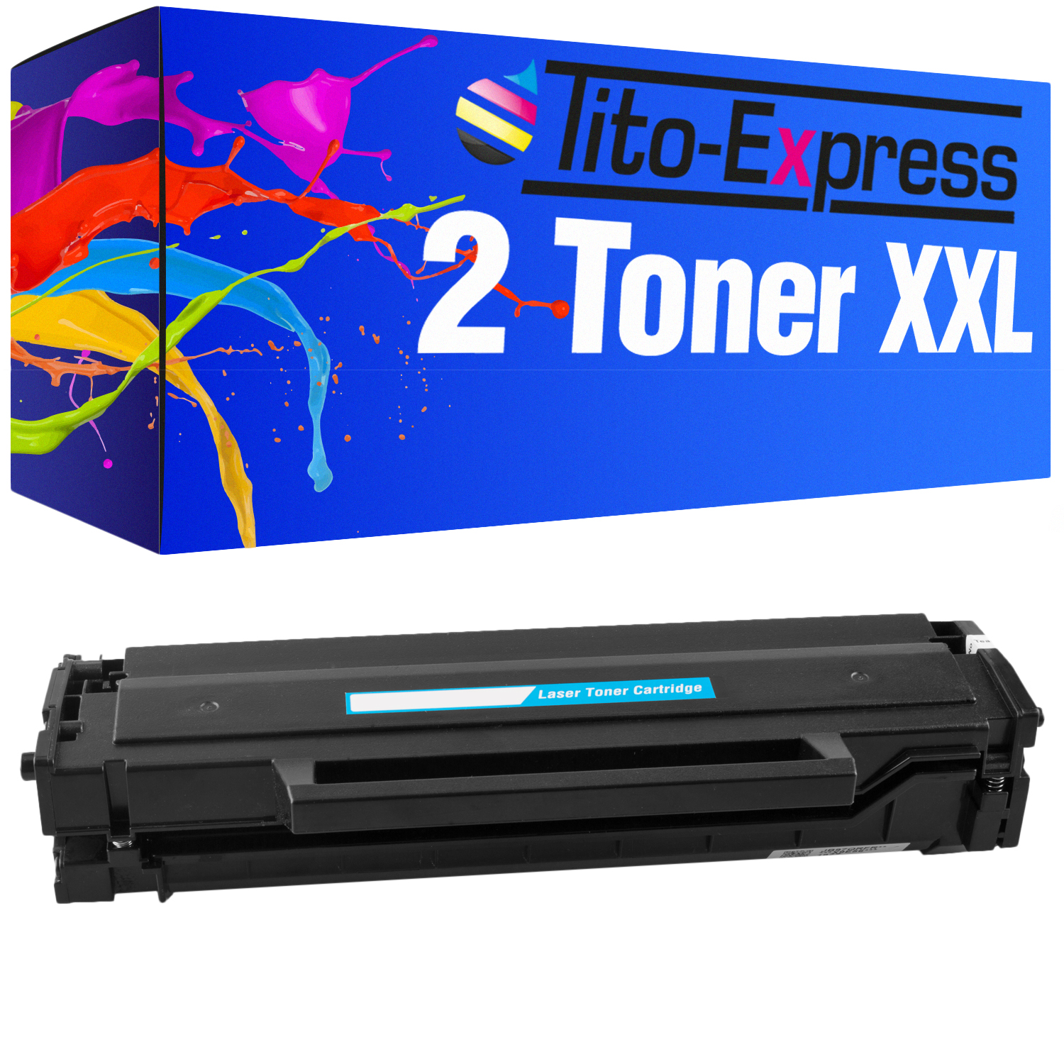 PLATINUMSERIE Toner 2 TITO-EXPRESS Samsung (SU696A) black MLT-D101S ersetzt Toner