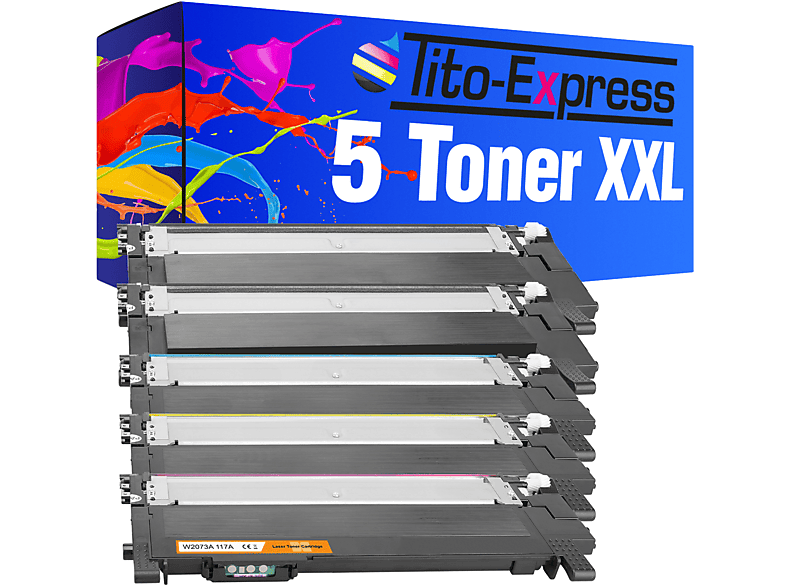 TITOEXPRESS PLATINUMSERIE 117A Toner black, cyan, magenta, yellow (W
