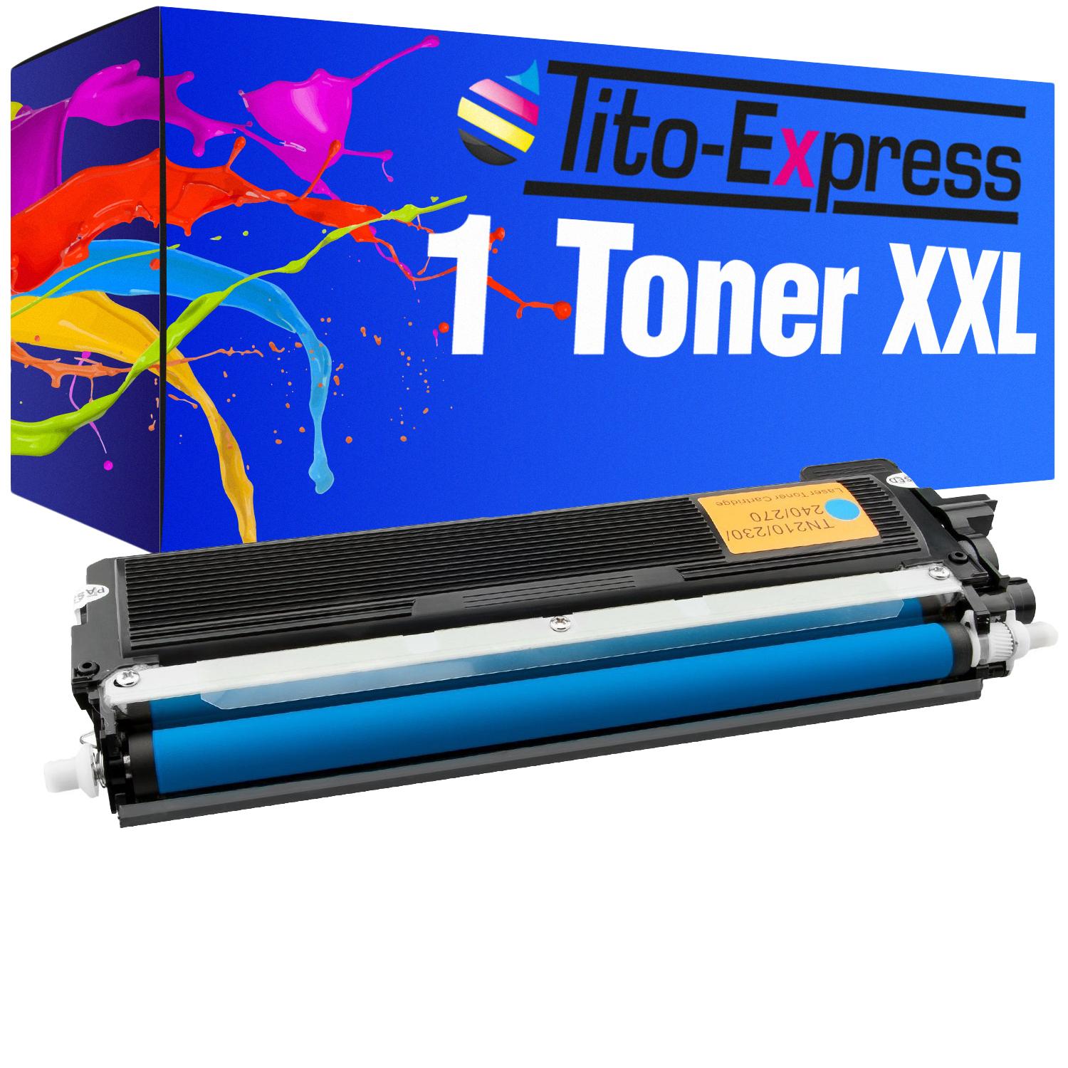 Toner (TN230) Brother TN-230 TITO-EXPRESS cyan ersetzt Toner PLATINUMSERIE 1