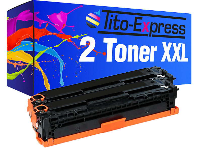 TITO-EXPRESS PLATINUMSERIE 2 Toner ersetzt HP 128A Toner black (CE320A)
