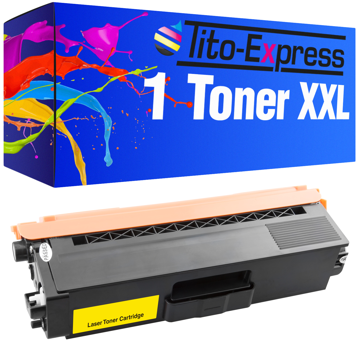 TITO-EXPRESS PLATINUMSERIE Toner Brother TN-325 (TN325) 1 ersetzt Toner yellow