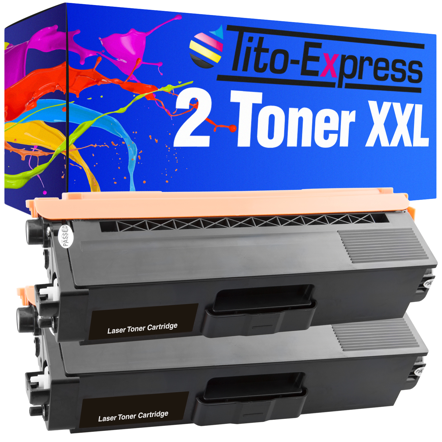 TN423) TN-423 Toner 2 Toner TITO-EXPRESS ersetzt Brother black PLATINUMSERIE TN-421 (TN421