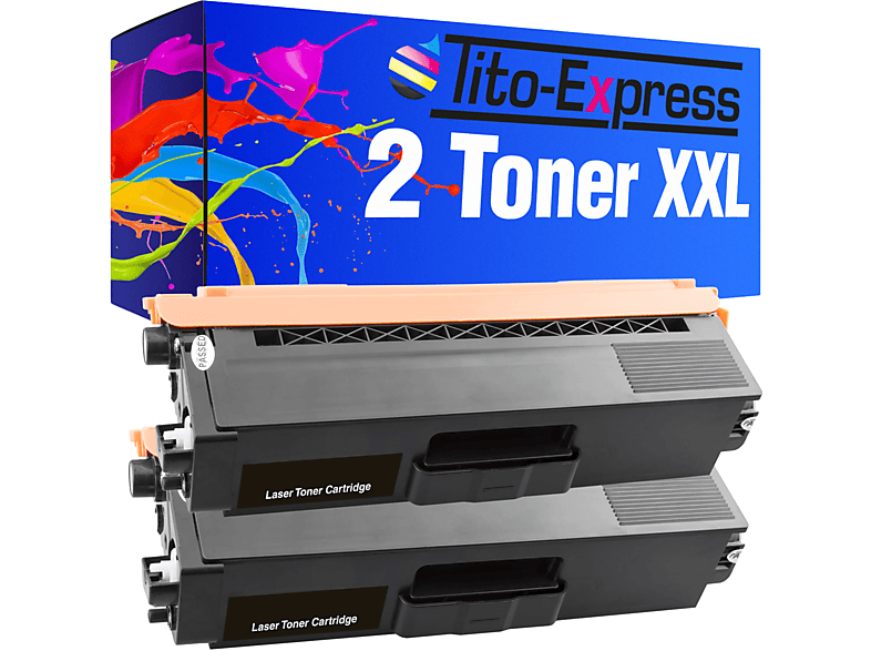 TN423) TN-423 Toner 2 Toner TITO-EXPRESS ersetzt Brother black PLATINUMSERIE TN-421 (TN421