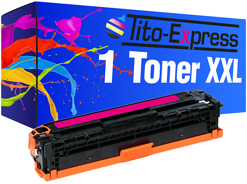 Toner magenta (CB543A) 1 PLATINUMSERIE TITO-EXPRESS ersetzt Toner CB 543A HP