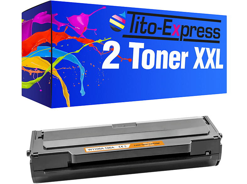 TITOEXPRESS PLATINUMSERIE 2 Toner ersetzt HP W1106A Toner black (W
