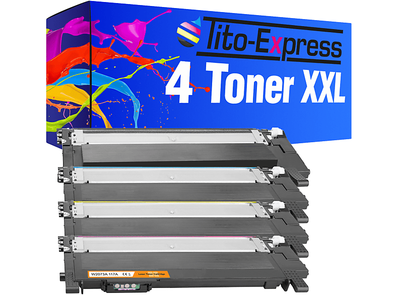 TITOEXPRESS PLATINUMSERIE 117A Toner black, cyan, magenta, yellow (W