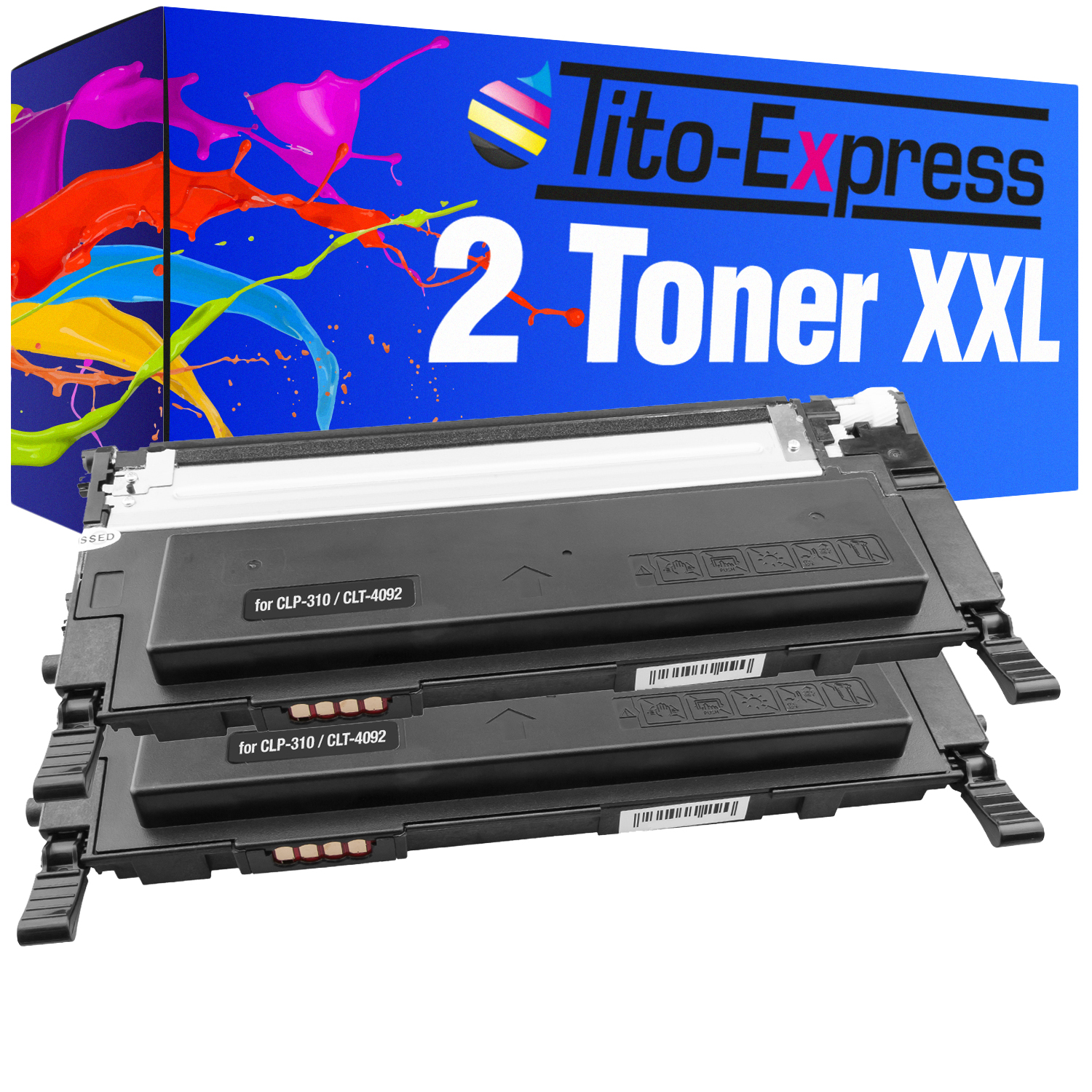 TITO-EXPRESS PLATINUMSERIE 2 Toner CLT-4092S (SU138A) Samsung black ersetzt Toner