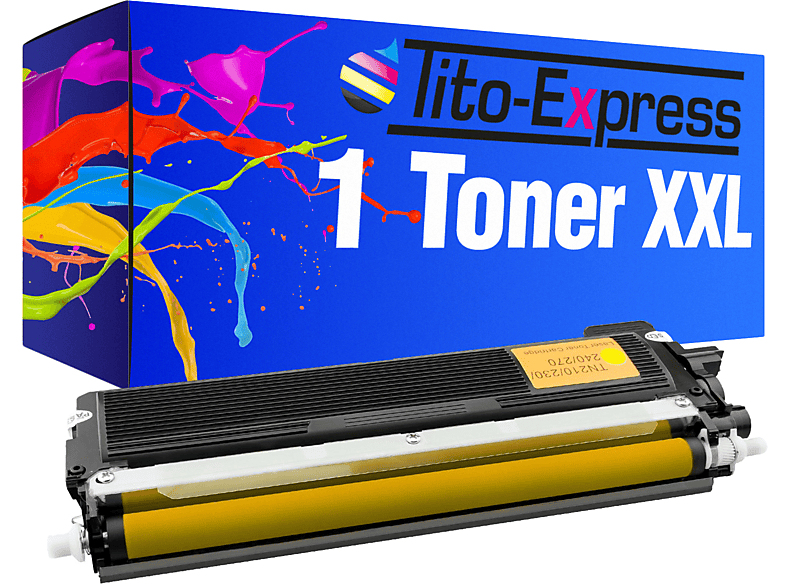TITO-EXPRESS PLATINUMSERIE 1 Toner XXL ersetzt Brother TN-230 Toner yellow (TN230)