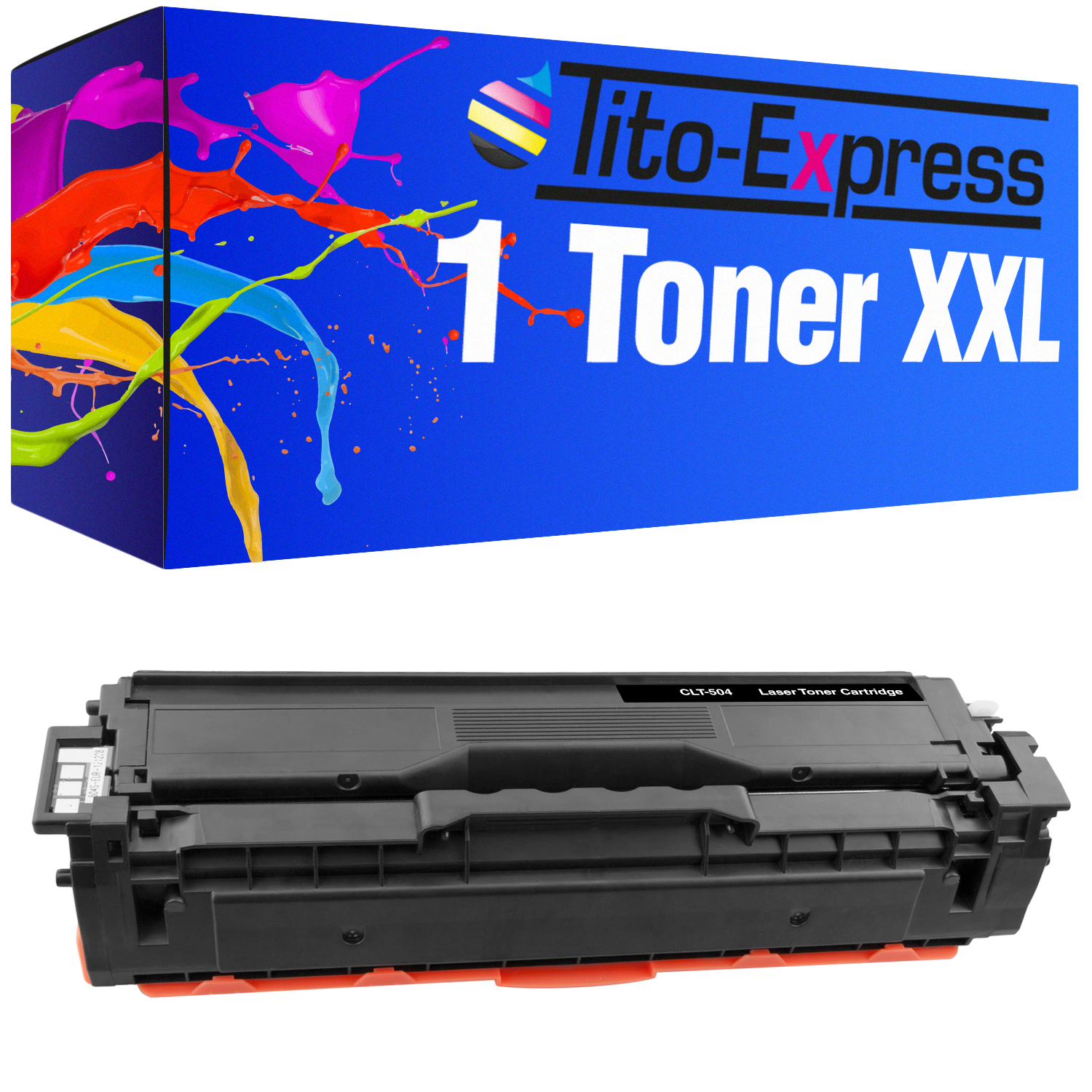 TITO-EXPRESS PLATINUMSERIE 1 Toner ersetzt Samsung Toner CLP-415 (SU158A) CLT-504S black