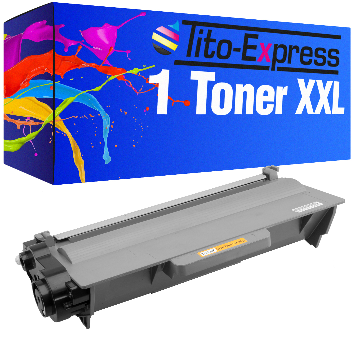 Toner ersetzt Brother Toner PLATINUMSERIE TN3380 black TITO-EXPRESS 1 (TN3380)