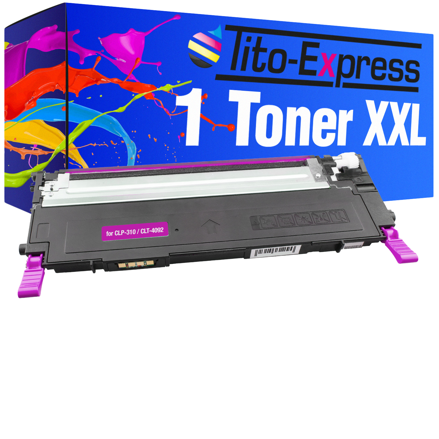 TITO-EXPRESS PLATINUMSERIE 1 Toner ersetzt CLT-4092S magenta Toner Samsung (SU272A)