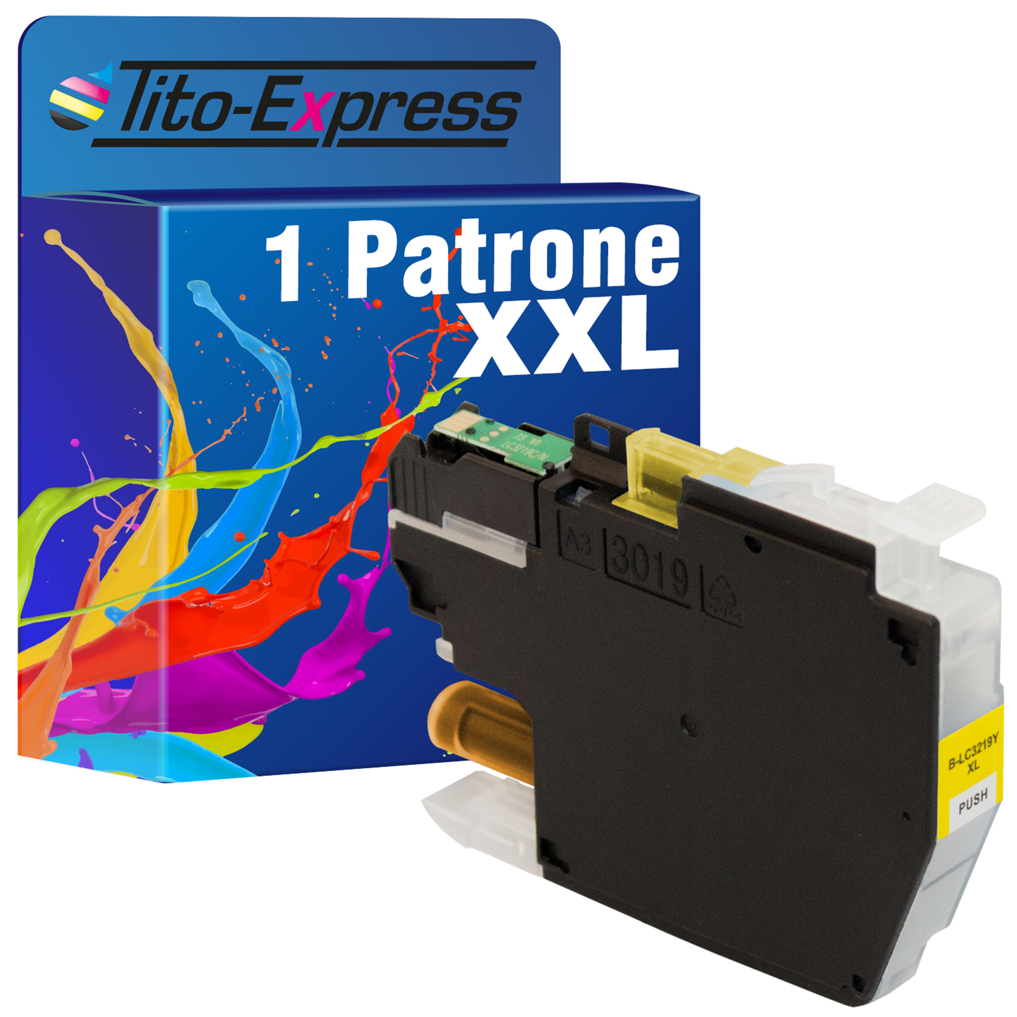 TITO-EXPRESS PLATINUMSERIE Tintenpatrone LC-3219 (LC3219Y) Yellow