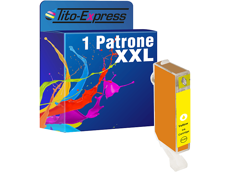 (CLI8) PLATINUMSERIE CLI-8XL Tintenpatrone yellow TITO-EXPRESS