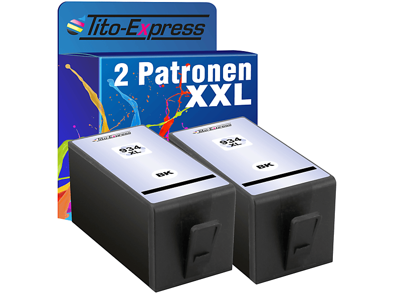 TITO-EXPRESS PLATINUMSERIE 2 XL (C2P23AE) Tintenpatronen ersetzt Black Patronen HP 934