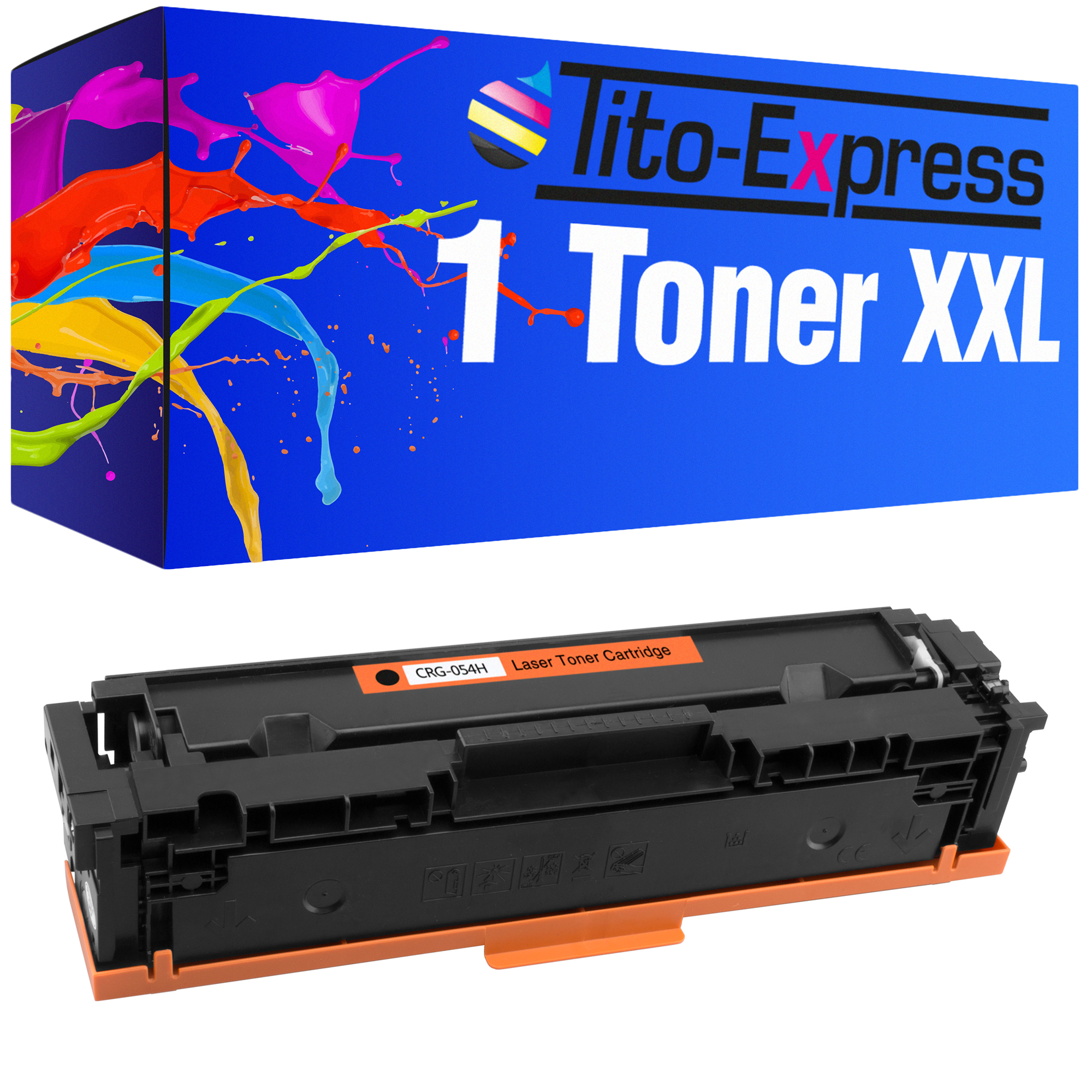TITO-EXPRESS PLATINUMSERIE 1 Toner Toner CRG-054H ersetzt Canon black (CRG054H)
