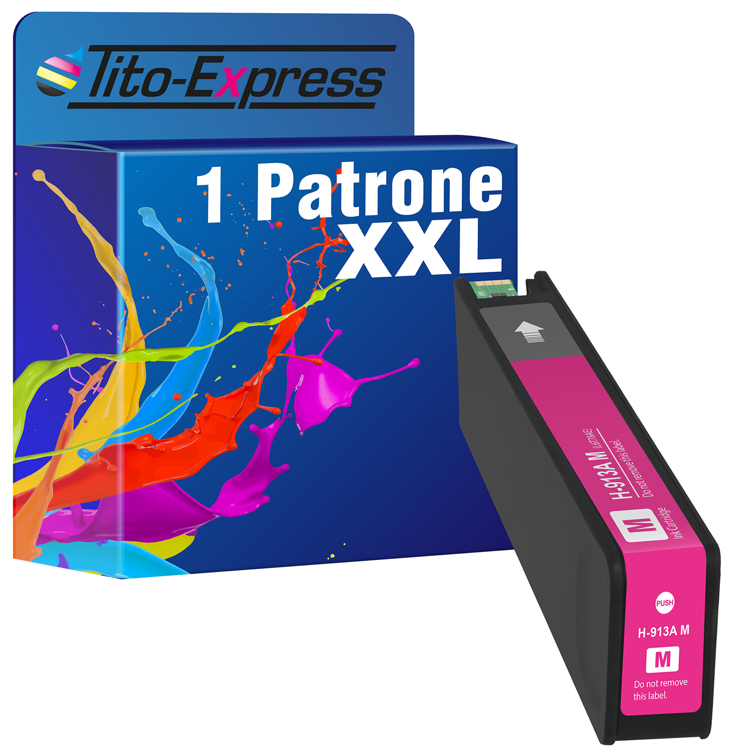 913A TITO-EXPRESS Tintenpatrone PLATINUMSERIE ersetzt 1 Patrone Magenta HP (F6T78AE)