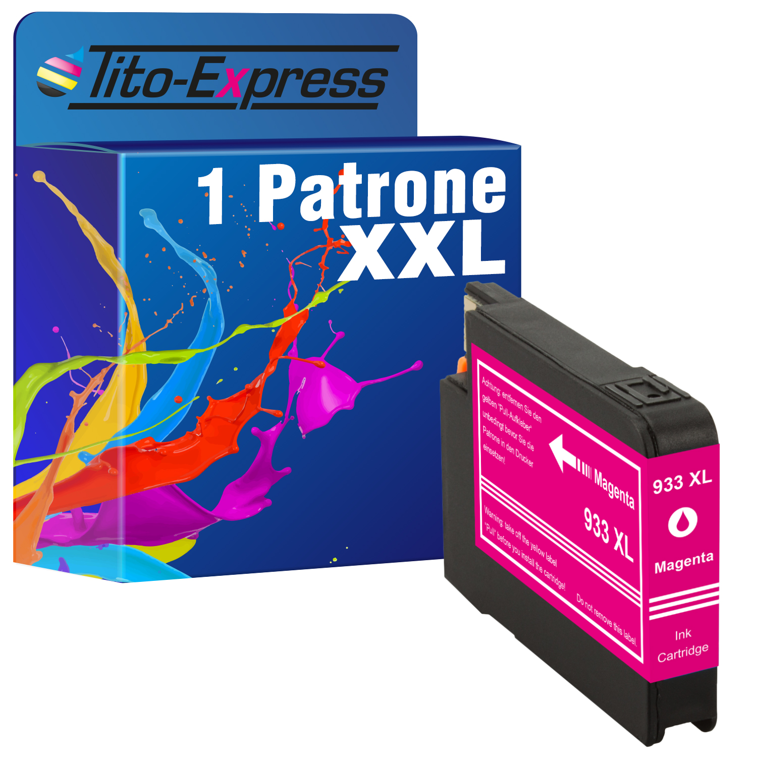 Tintenpatrone 933 PLATINUMSERIE Magenta (CN055AE) TITO-EXPRESS XL HP