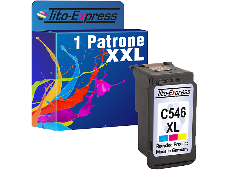 Cyan, TITO-EXPRESS XL ersetzt 1 PLATINUMSERIE Yellow Magenta, Canon (8288B001) Patrone Tintenpatrone CL-546
