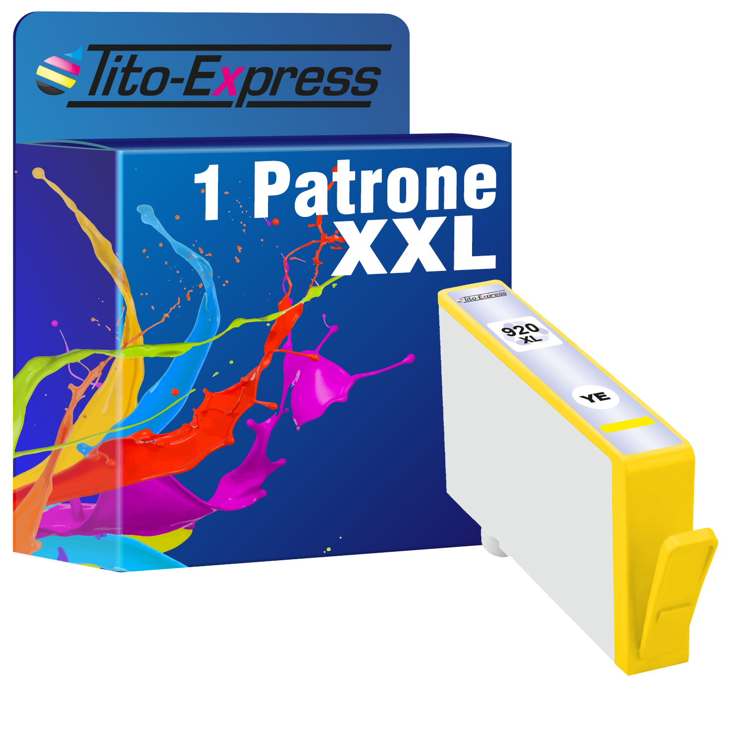 Yellow (CD972AE) ersetzt Tintenpatrone XL Patrone 920 PLATINUMSERIE HP TITO-EXPRESS 1
