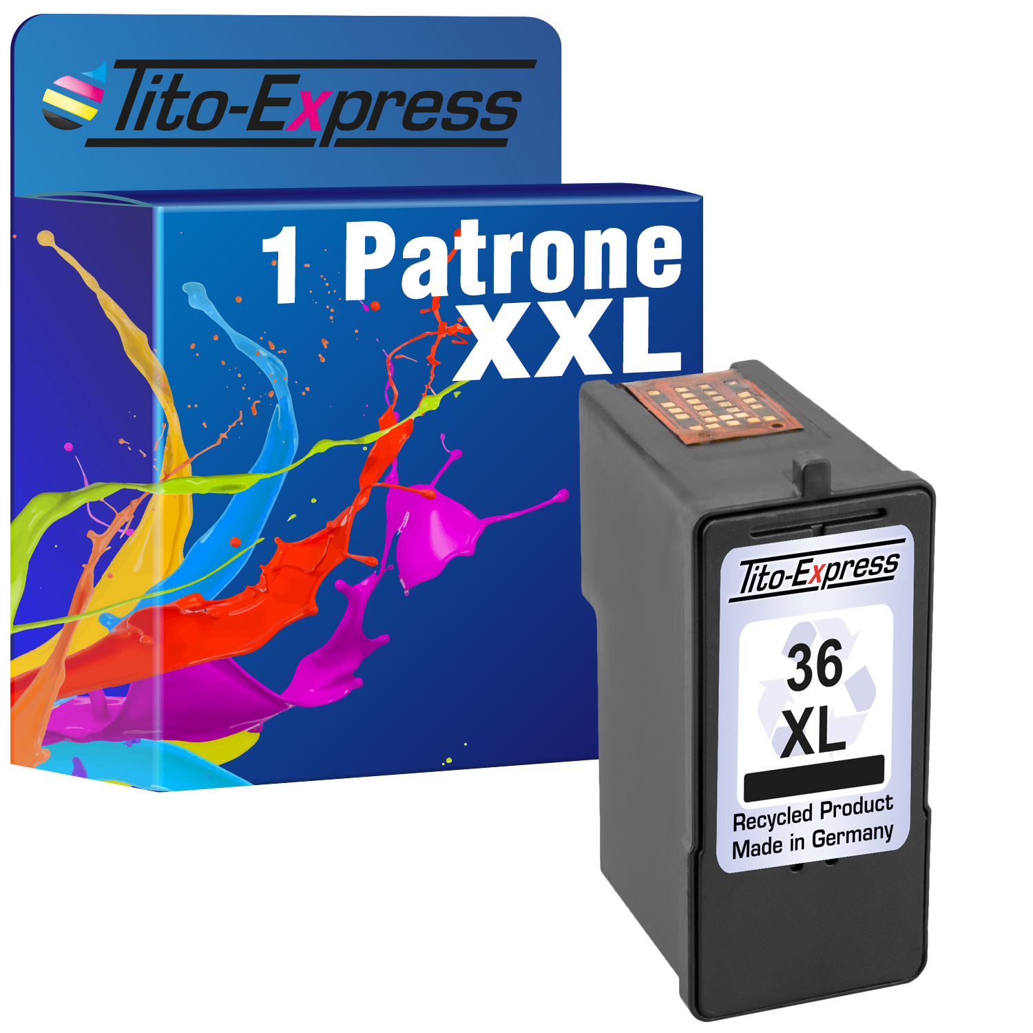 TITO-EXPRESS PLATINUMSERIE 1 Patrone XL ersetzt Tintenpatrone (18C2170E) Lexmark Black 36
