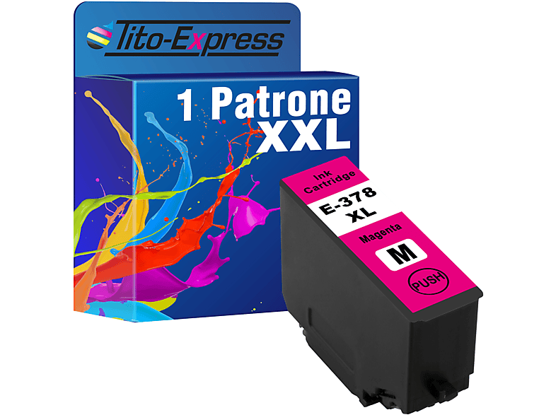 TITO-EXPRESS PLATINUMSERIE 1 Patrone ersetzt Epson 378 XL Tintenpatrone Magenta (C13T37834010)