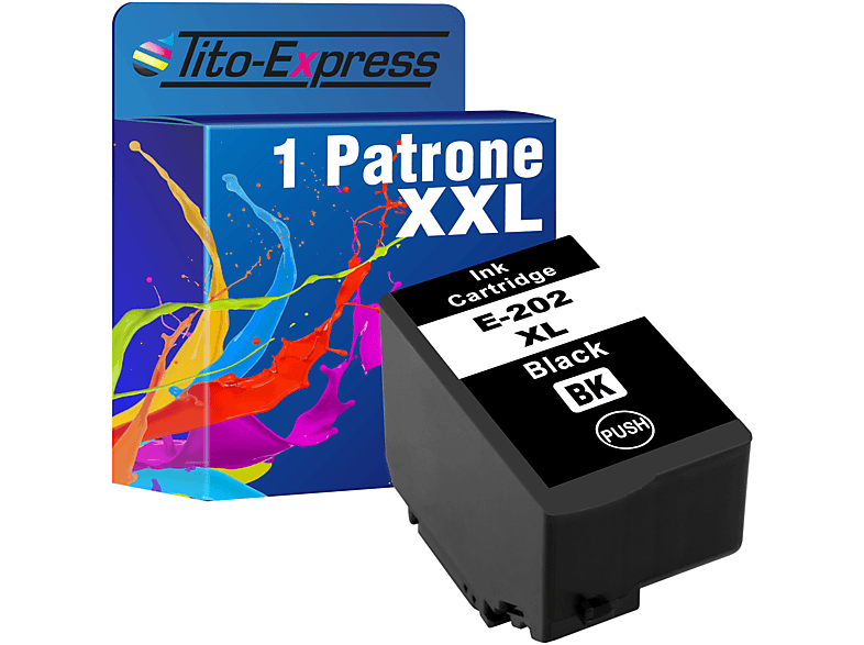 TITO-EXPRESS PLATINUMSERIE 1 Patrone Tintenpatrone (C13T02G14010) 202 ersetzt Epson Black XL