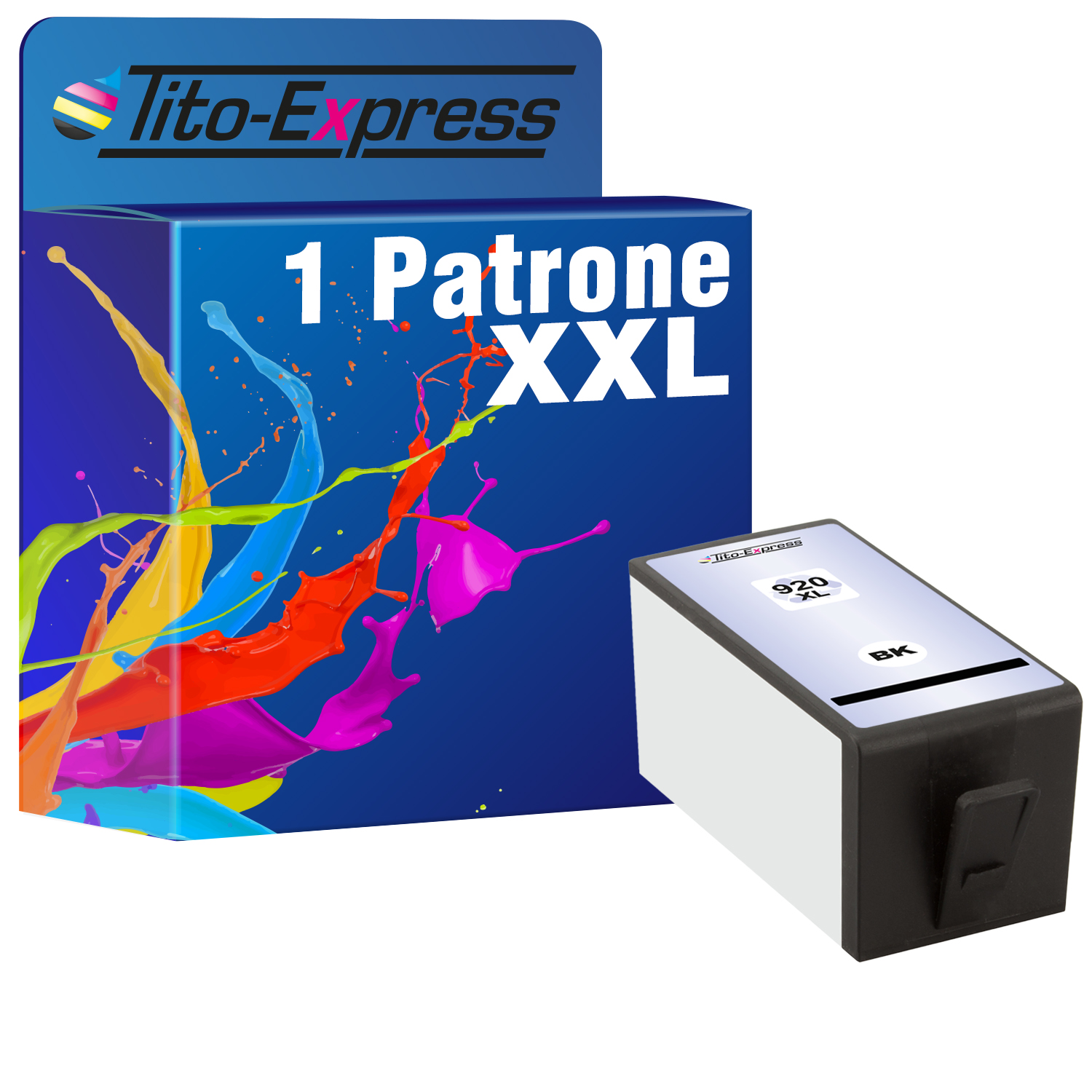 Black XL PLATINUMSERIE 1 ersetzt HP Patrone (CD975AE) TITO-EXPRESS 920 Tintenpatrone