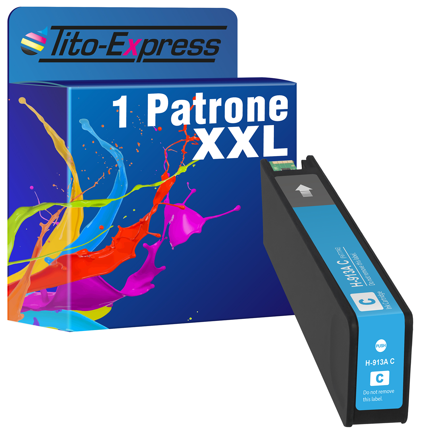 HP PLATINUMSERIE (F6T77AE) ersetzt TITO-EXPRESS Tintenpatrone 1 Patrone Cyan 913A