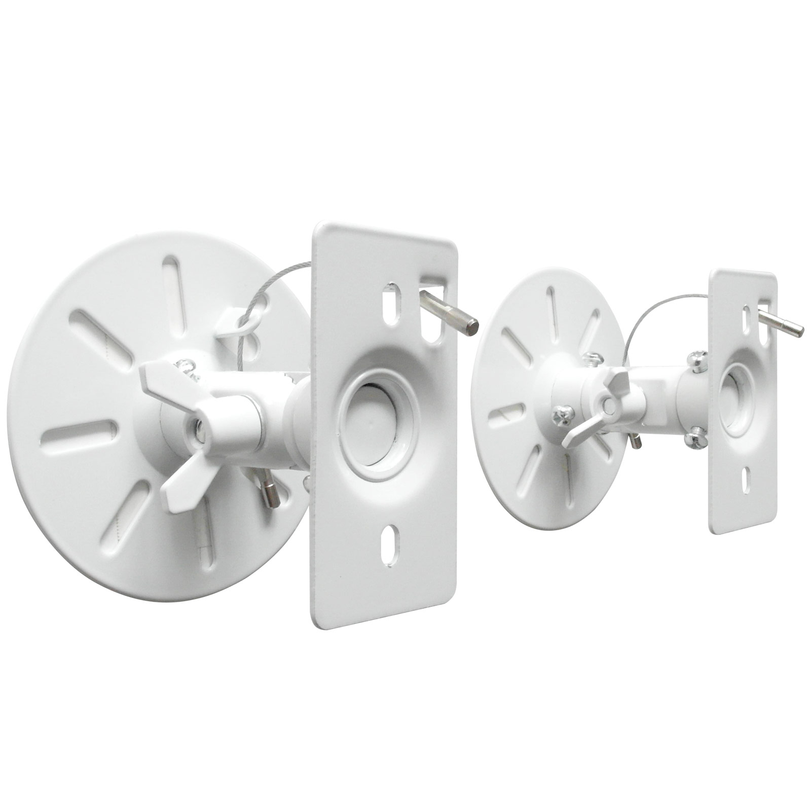 DRALL INSTRUMENTS weiß neigbar kg für bis Lautsprecher Wandhalterung Boxen Stück - schwenkbar Wandhalterungen 15 - Universal 2