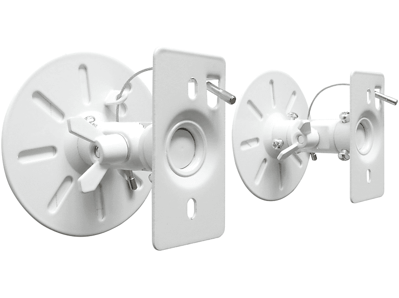 Wandhalterungen Stück DRALL Wandhalterung - kg schwenkbar für Lautsprecher weiß INSTRUMENTS 15 bis 2 neigbar - Boxen Universal