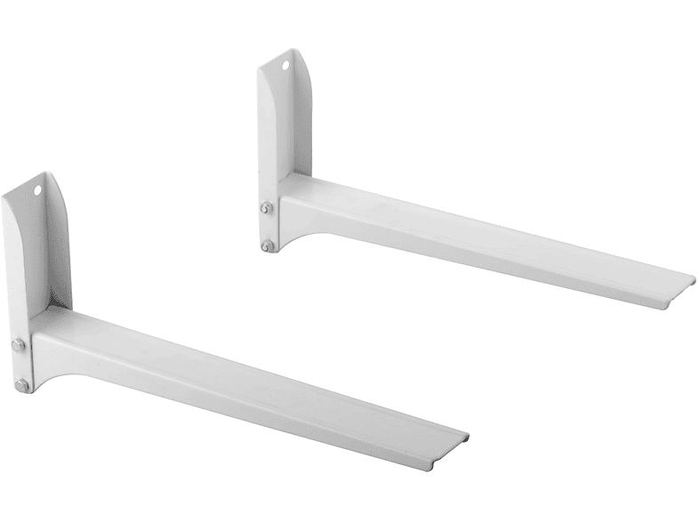 DRALL INSTRUMENTS Universal Wandhalterung weiß für Mikrowelle in Küche für Backofen Mini-Grill Modell: H76W Wandhalterung