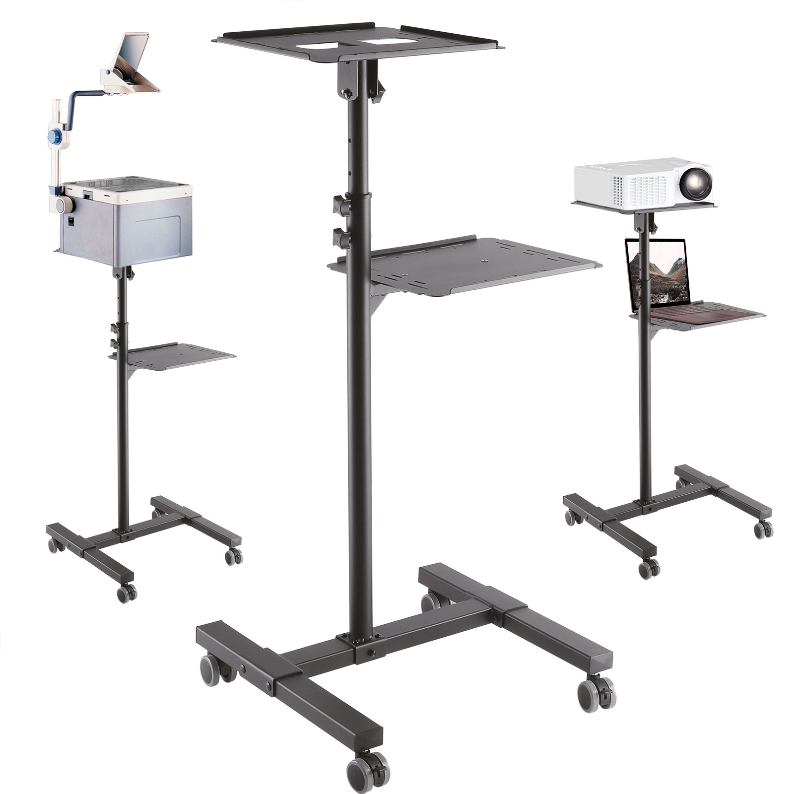 Projektorständer Höhenverstellbar – Für Nachttisch, Sofa, Schreibtisch, 24-40 Cm, Mit 360° Drehung & Neigung, Kompatibel Mit 1/4 Zoll Gewinde