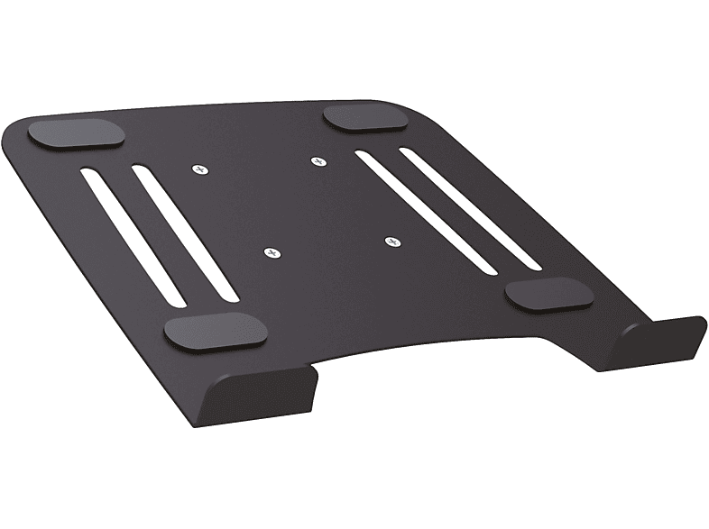 DRALL INSTRUMENTS Universal Laptop Notebook Halterung Adapter - für Wandhalterung mit VESA 75 - schwarz Modell: IP3BK Laptop Ablage