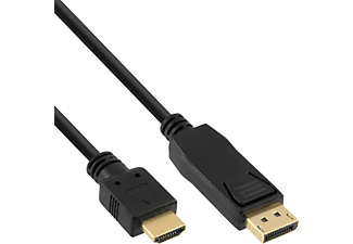 INLINE DisplayPort zu HDMI Konverter Kabel Displayport zu HDMI / VGA / DVI