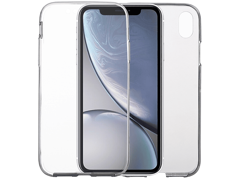 XR, Full iPhone 360 Transparent Handyhülle Cover, Apple, KÖNIG Full-Cover DESIGN Grad,