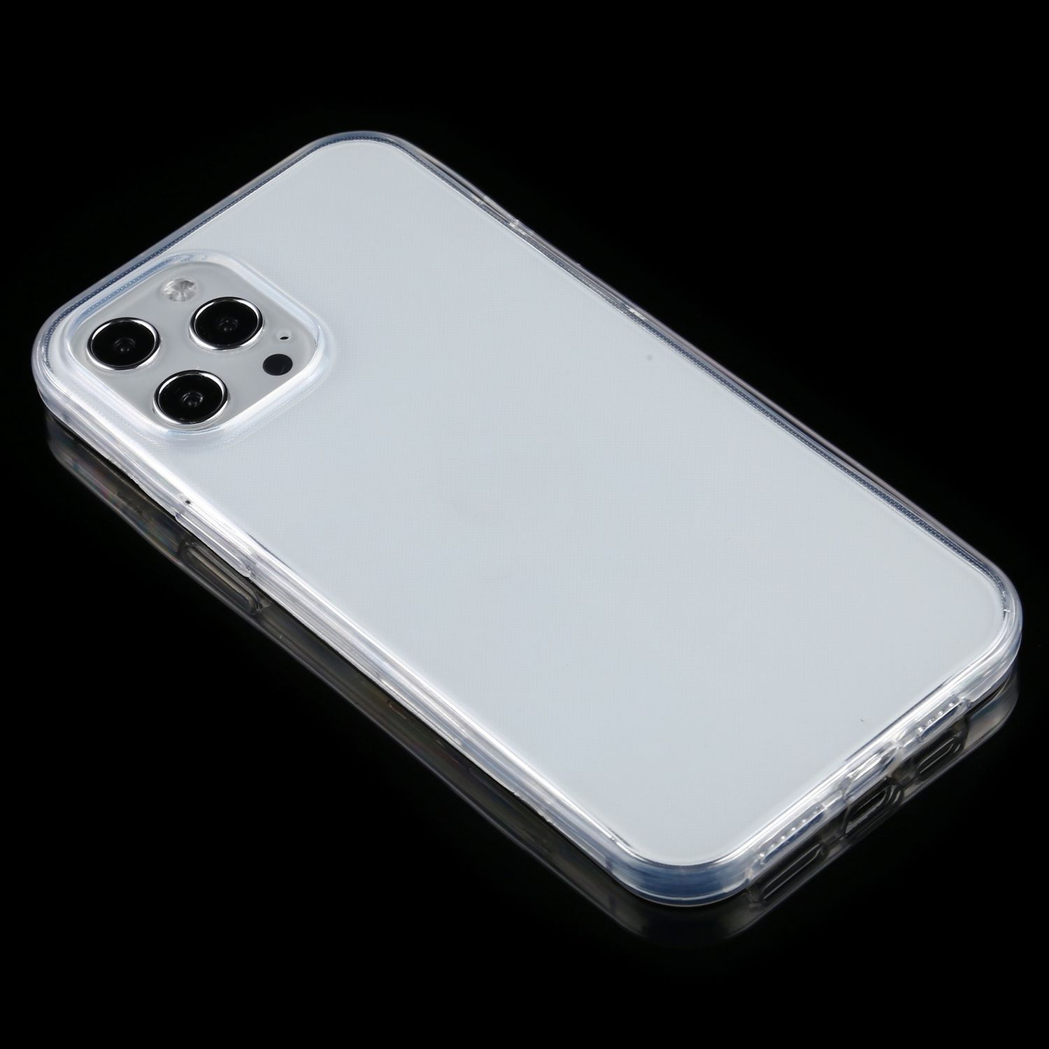 KÖNIG DESIGN Handyhülle Full-Cover 360 12 Max, Transparent iPhone Cover, Grad, Pro Full Apple