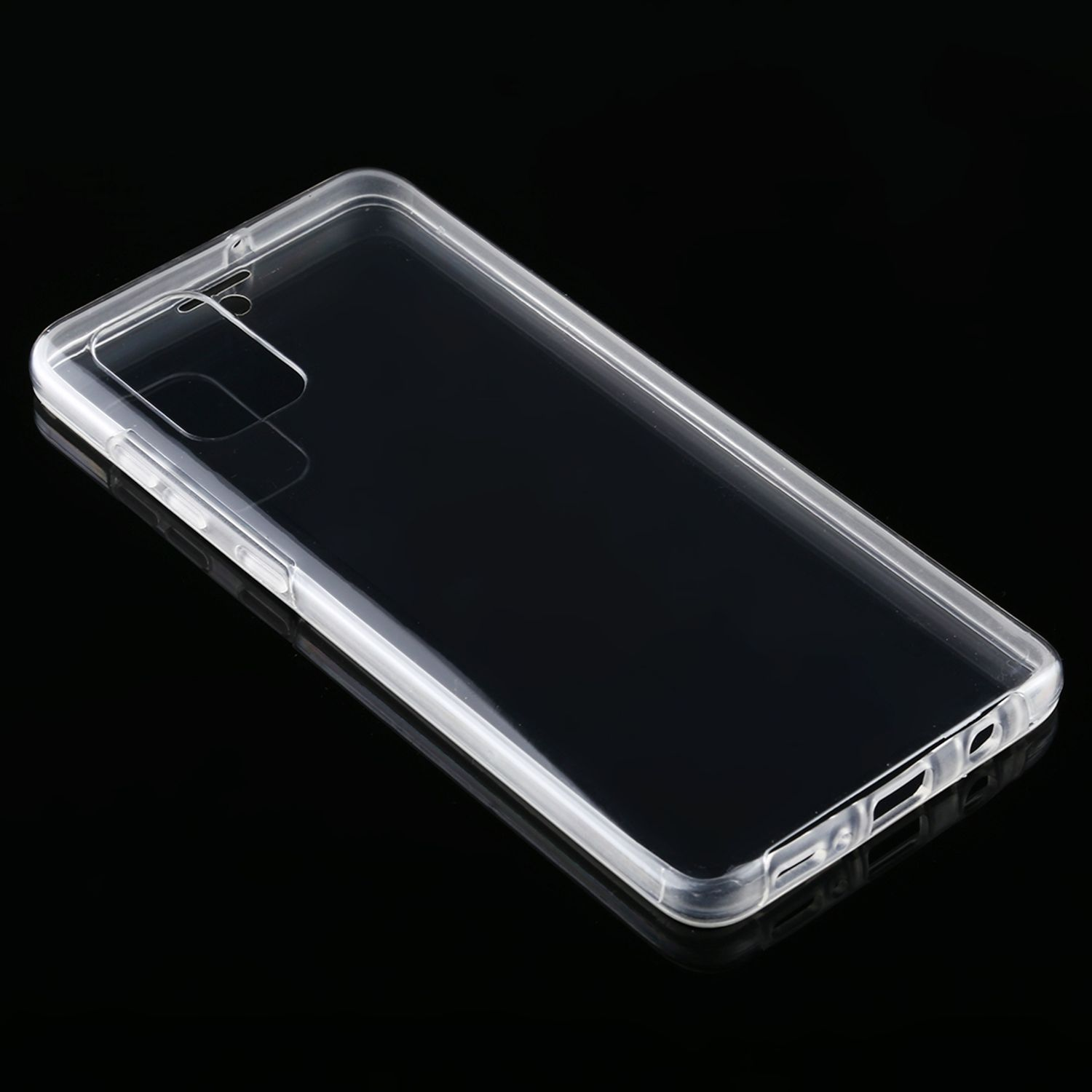 KÖNIG DESIGN Handyhülle Full-Cover Transparent Cover, Grad, A71, Galaxy 360 Samsung, Full
