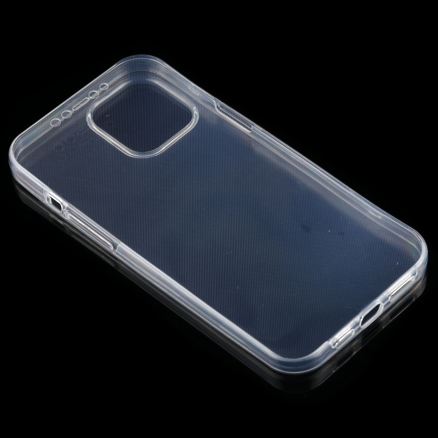 KÖNIG DESIGN Handyhülle Full-Cover 360 12 Max, Transparent iPhone Cover, Grad, Pro Full Apple
