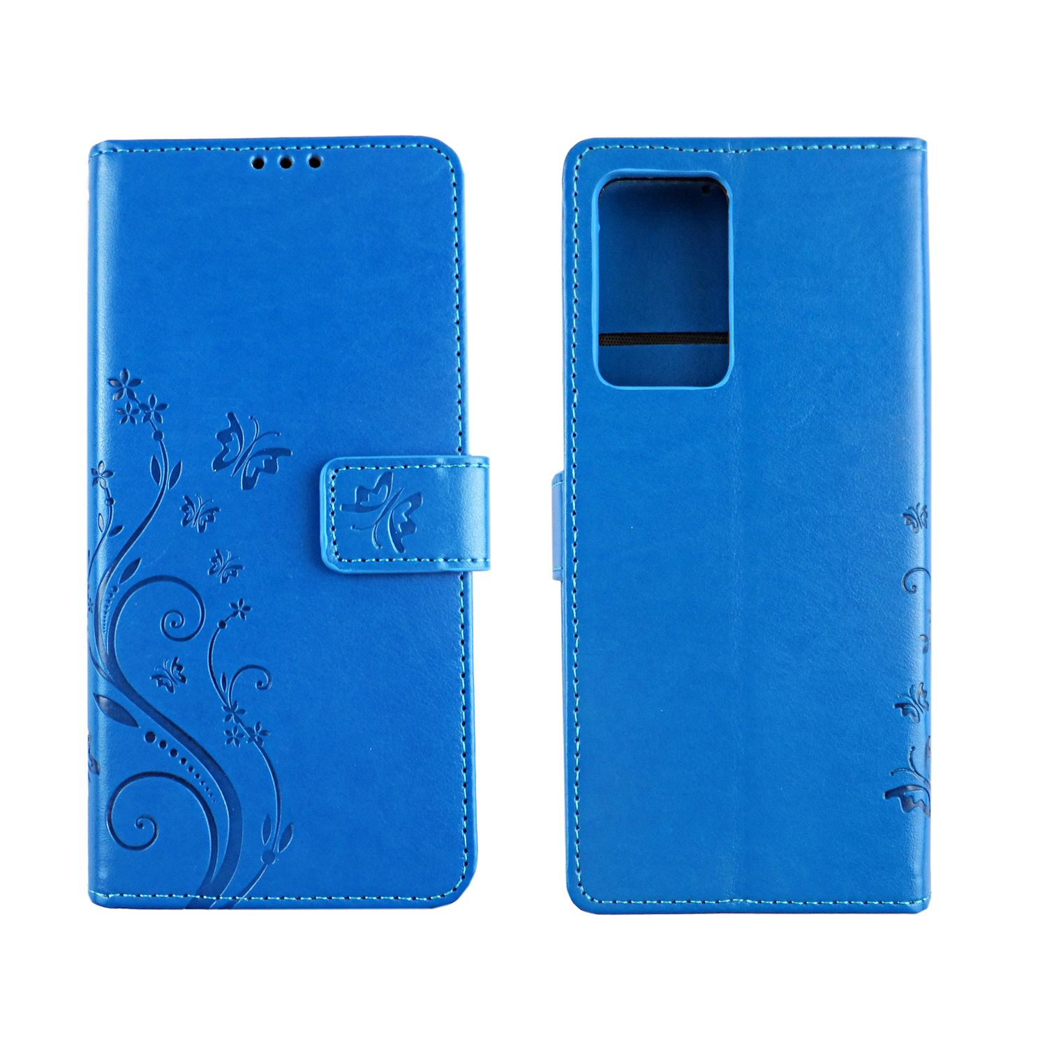 KÖNIG DESIGN Schutzhülle, Ultra, 20 Note Samsung, Galaxy Bookcover, Blau
