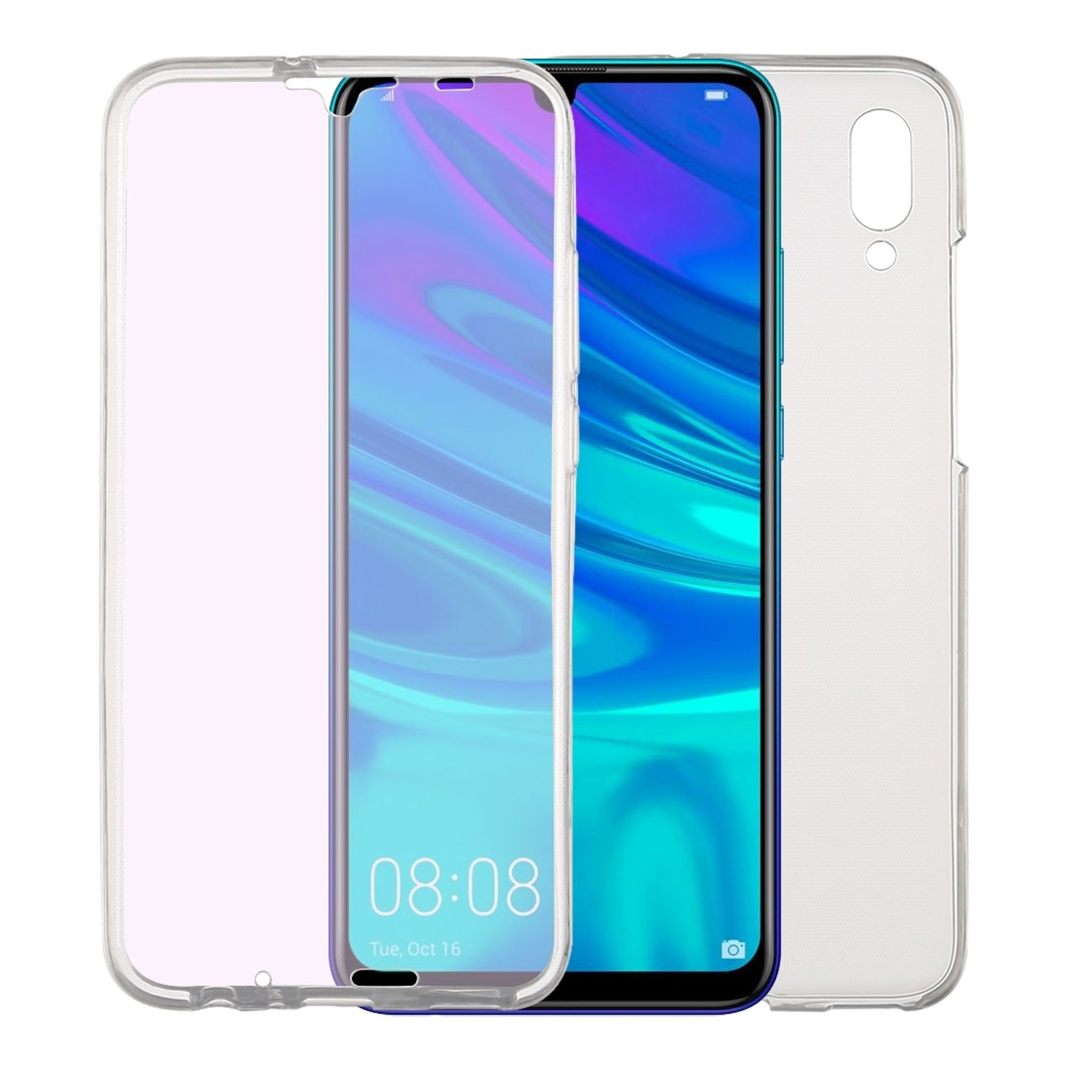 Cover, 360 Full-Cover KÖNIG Huawei, DESIGN Smart P Transparent Full Grad, 2019, Handyhülle