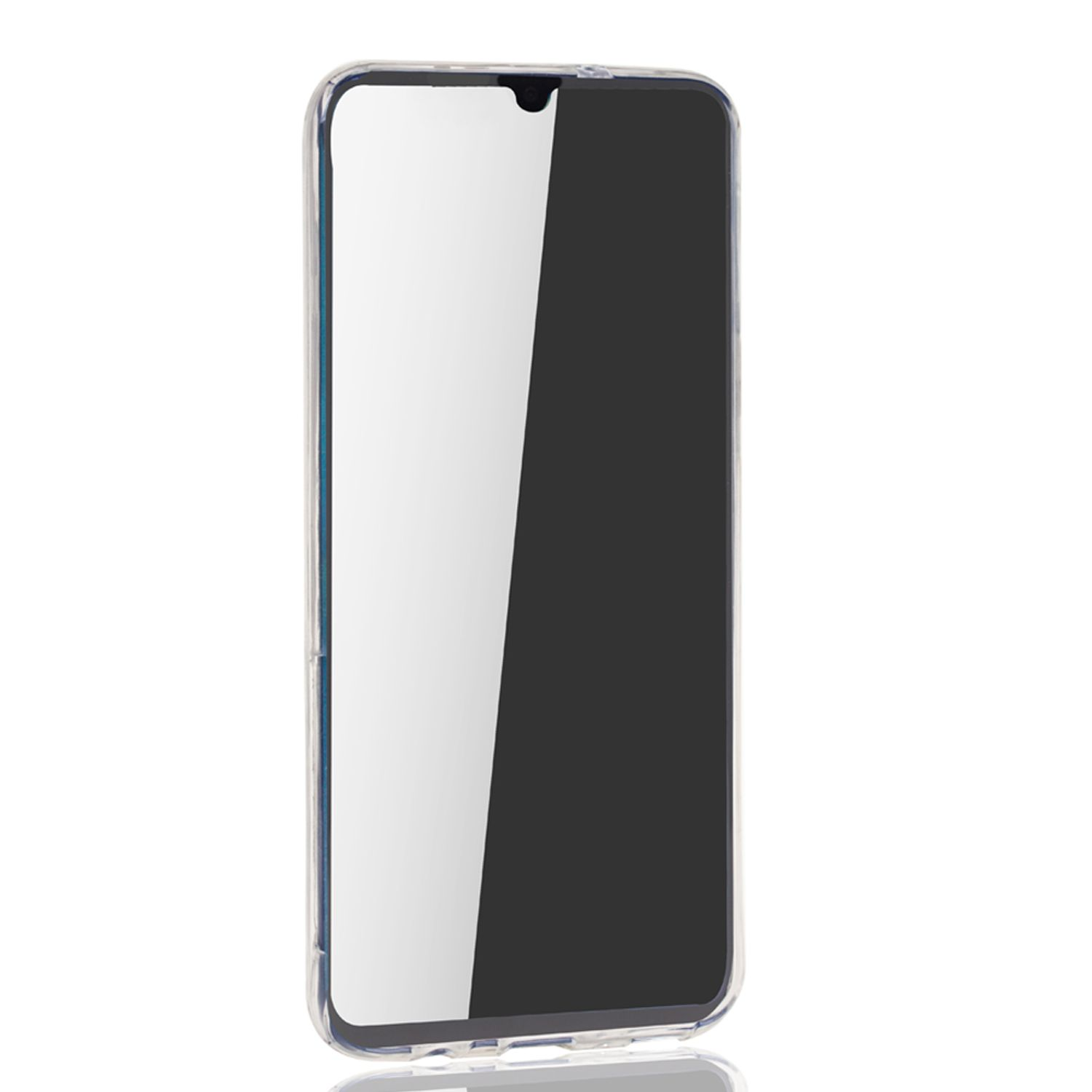 Cover, Samsung, M20, 360 Grad, KÖNIG Transparent Full DESIGN Handyhülle Galaxy Full-Cover