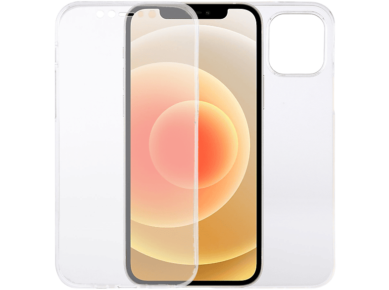 DESIGN 12 360 / Grad, 12 Cover, iPhone Apple, KÖNIG Pro, Full Handyhülle Transparent Full-Cover