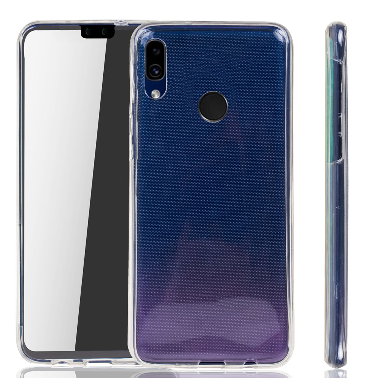 KÖNIG Transparent DESIGN (2019), Grad, Cover, 360 Huawei, Full-Cover Y9 Full Handyhülle